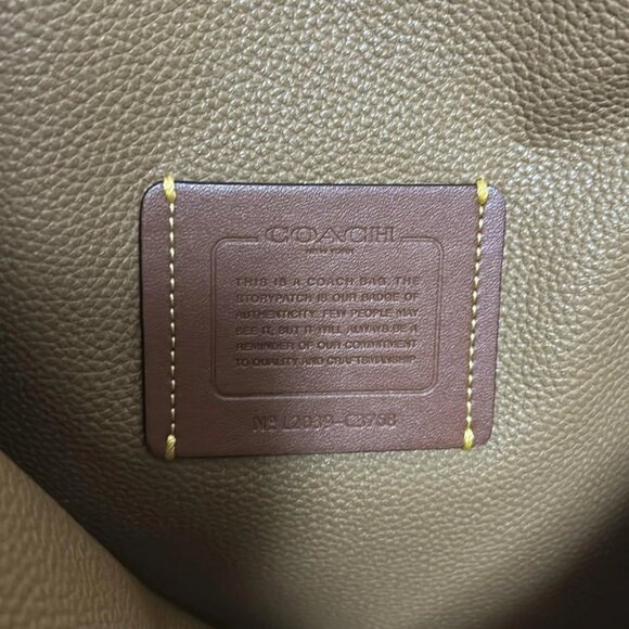 COACH Tyler Carryall C3768 Cream Leather - Tote Bag - Picture 8 of 9